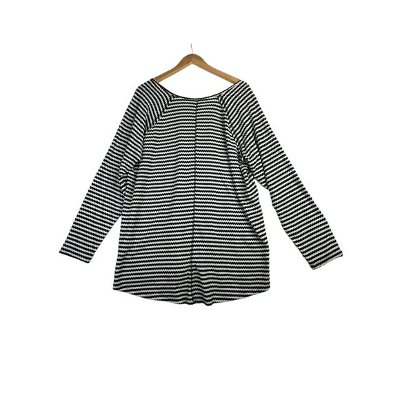 Torrid‎ Striped Long Sleeve Shirt size 3X Black/White - Picture 4 of 6